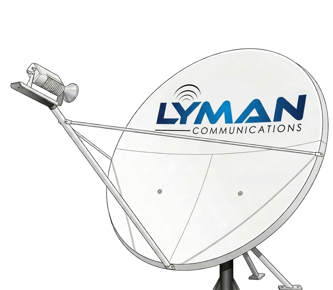 Lyman Communications satellite dish